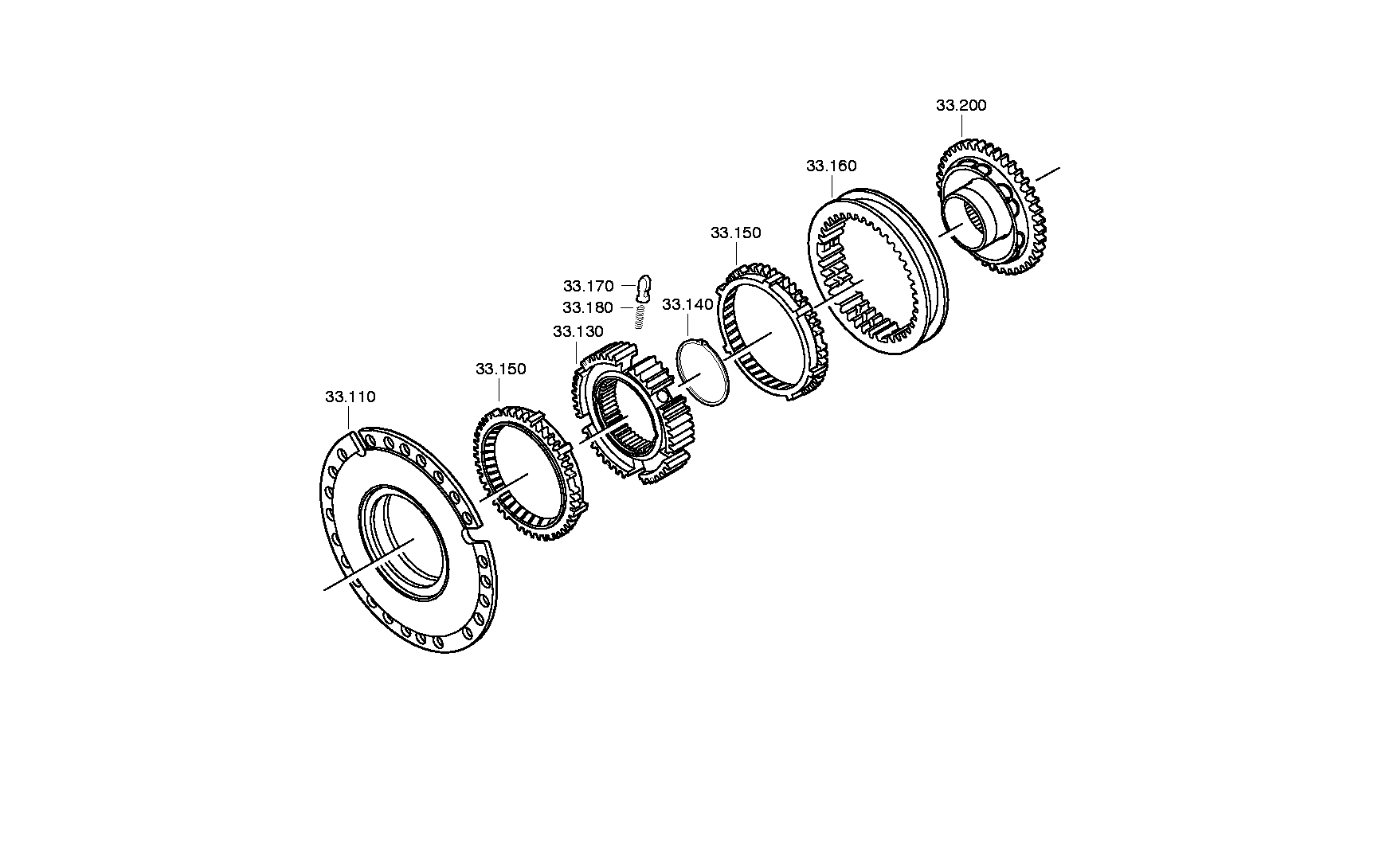 drawing for DAIMLER AG A0002632420 - CLUTCH BODY (figure 1)