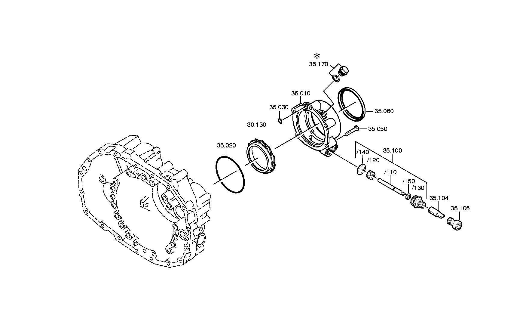 drawing for NEOPLAN BUS GMBH 0501.321.03 - WELLENDICHTRING (figure 4)