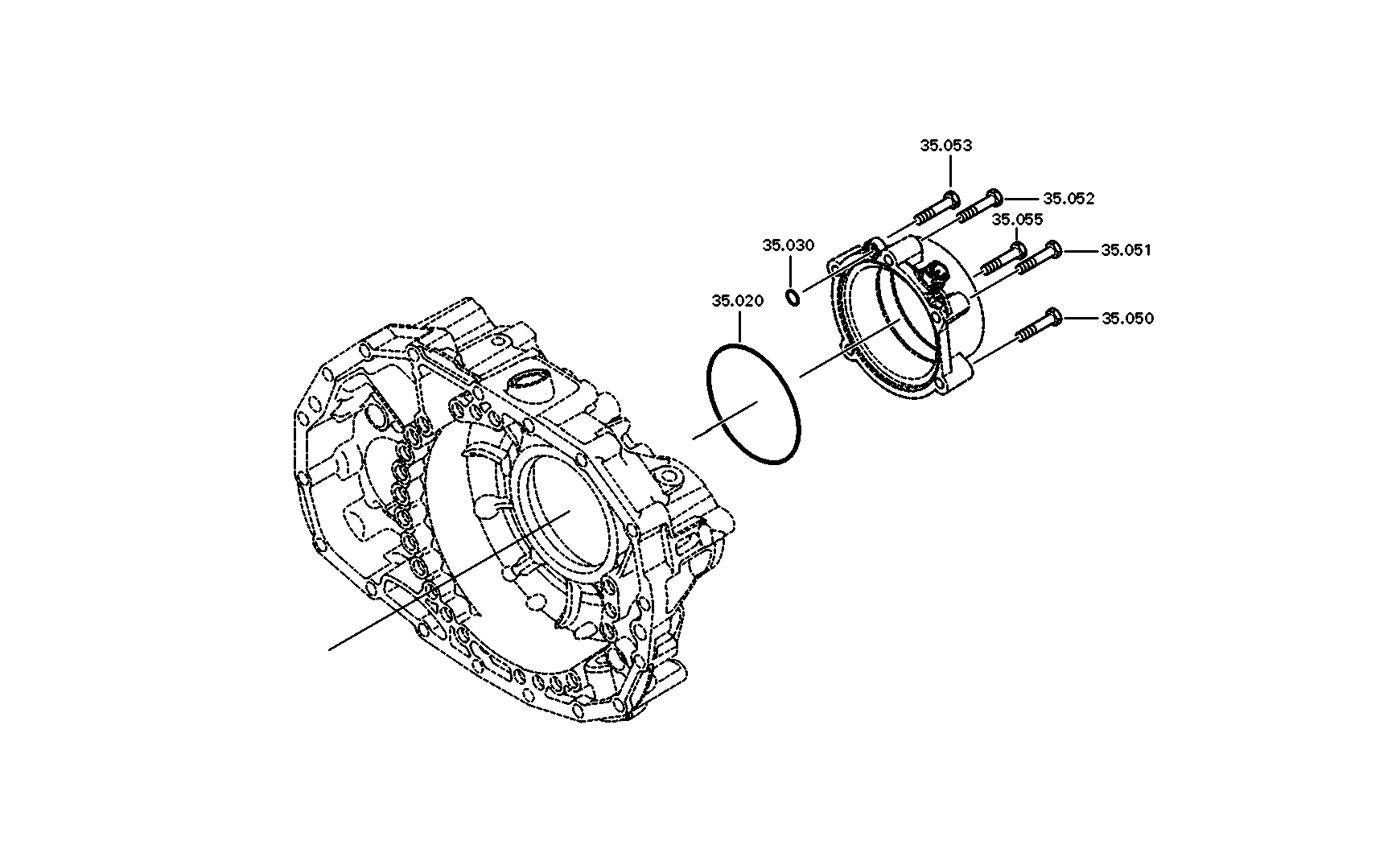 drawing for DAF 1829227 - SPEEDOMETER COVER (figure 4)