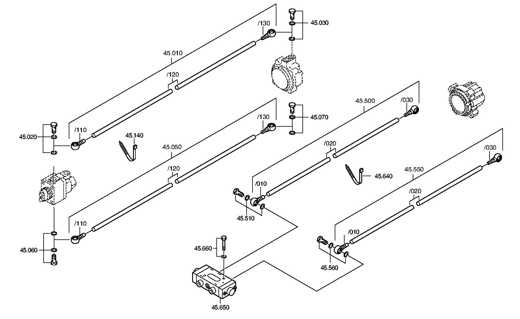 drawing for LIEBHERR GMBH 10287792 - HOLLOW/UNION SCREW (figure 5)