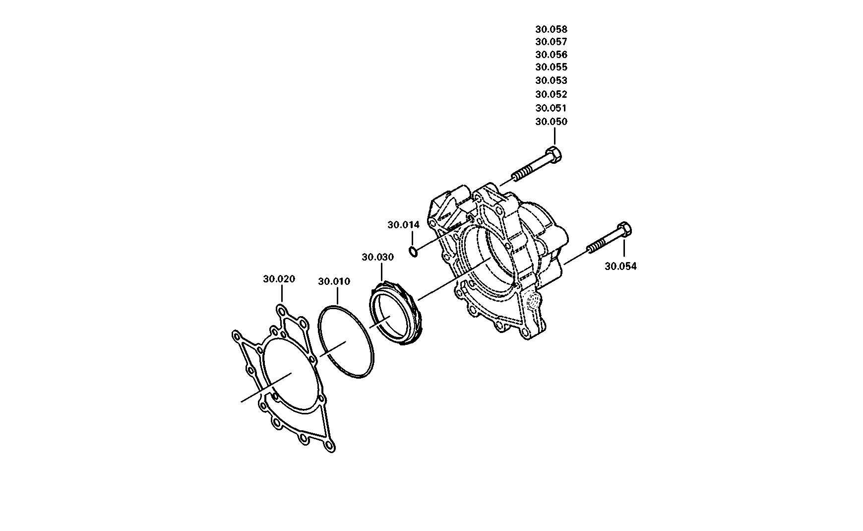 drawing for CNH NEW HOLLAND 0.900.1443.8 - HEXAGON SCREW (figure 2)