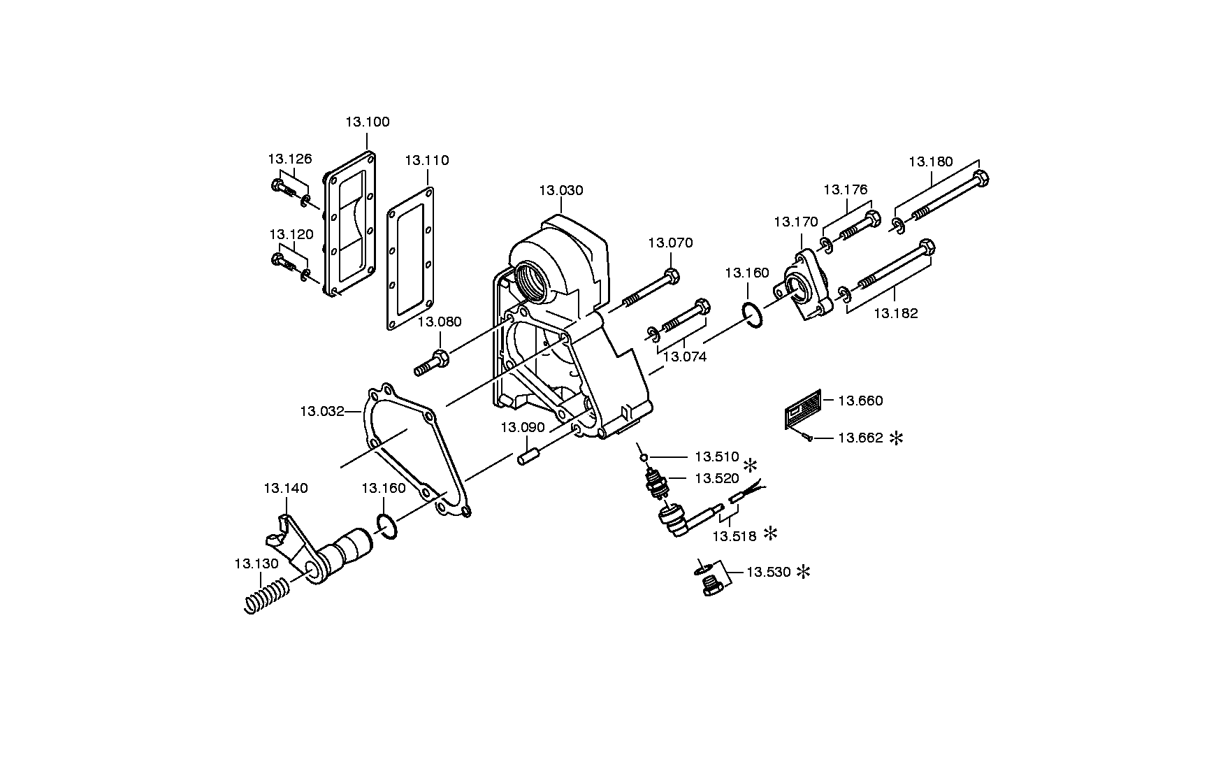 drawing for IVECO 08197233 - SHAFT (figure 1)