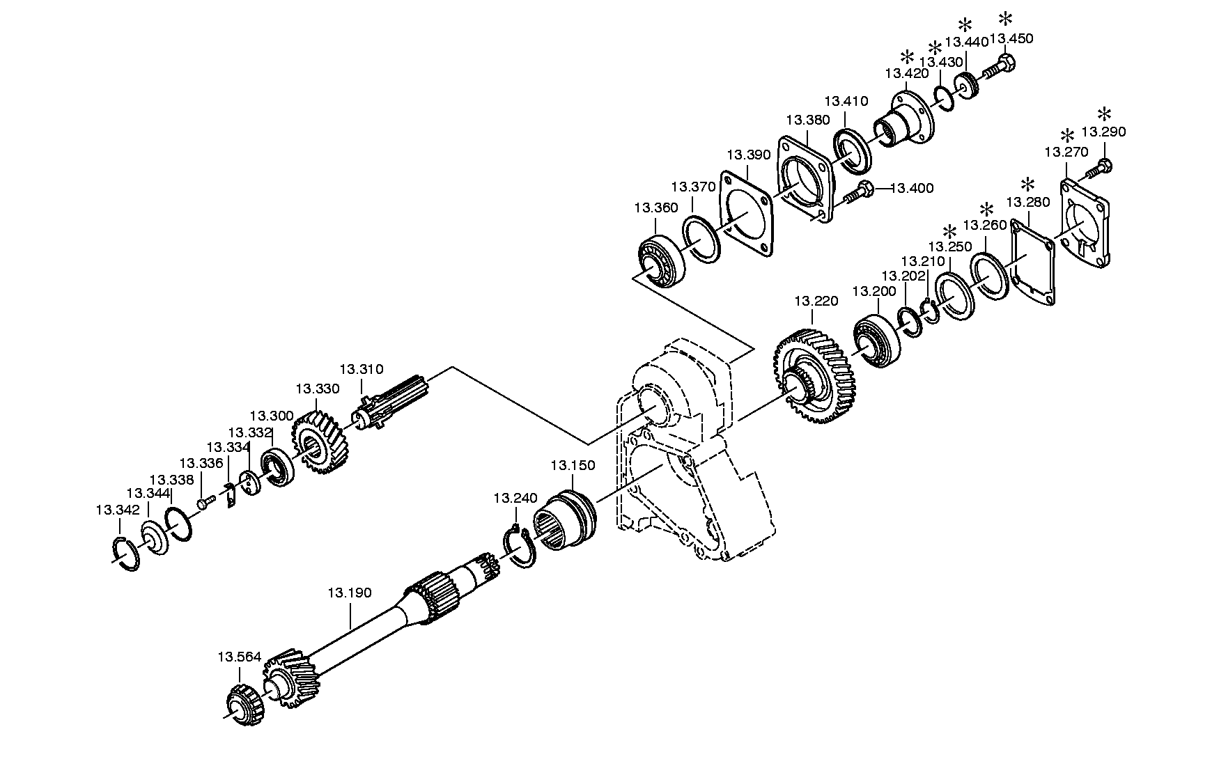 drawing for AGCO F824100080140 - TAPERED ROLLER BEARING (figure 3)