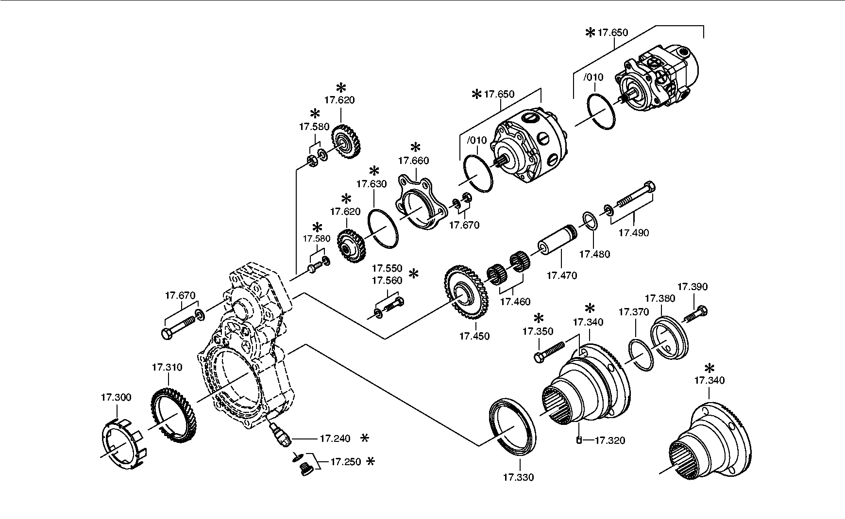 drawing for VOITH-GETRIEBE KG 1900038010760 - HEXAGON SCREW (figure 1)