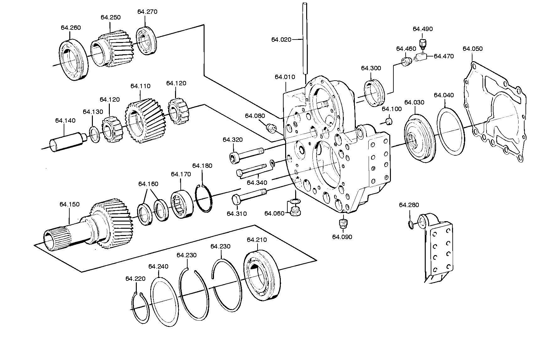 drawing for IRISBUS 1905360 - BEARING (figure 1)