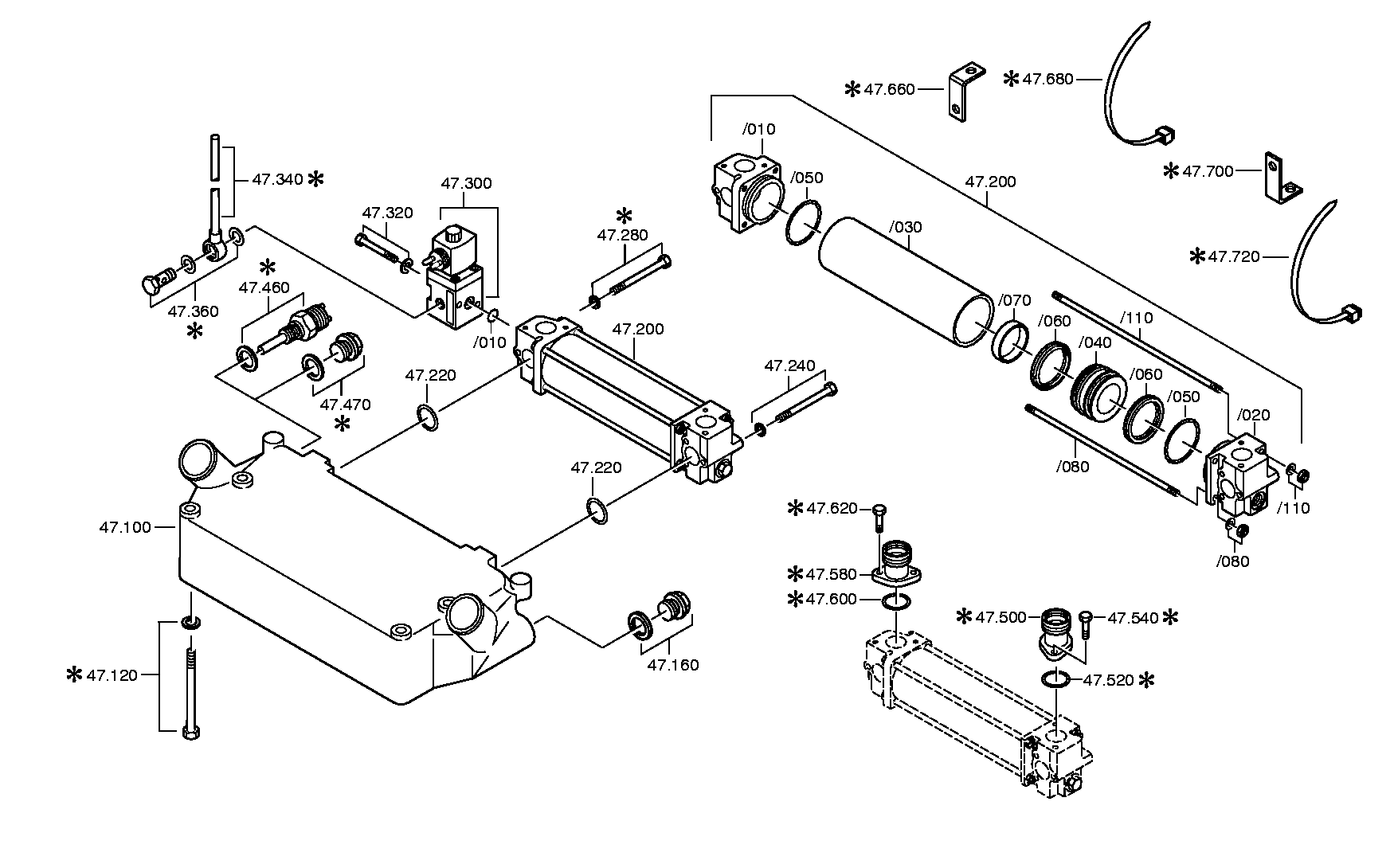 drawing for DAF 1741670 - TEMPERATURE SENSOR (figure 3)