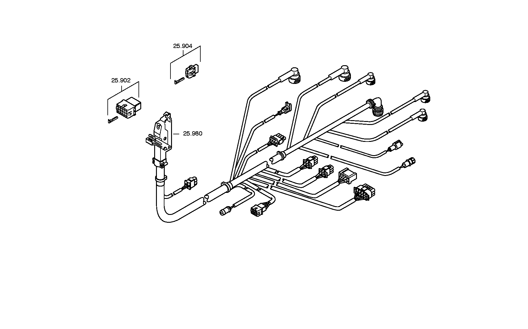 drawing for NOELL GMBH 147199204 - PLUG KIT (figure 1)