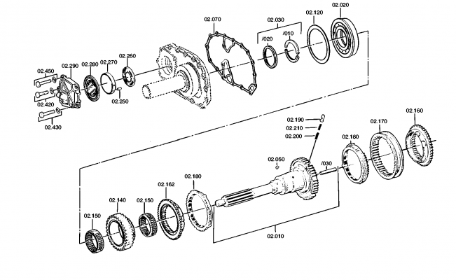 drawing for DAF 1746025 - CYLINDER ROLLER BEARING (figure 2)