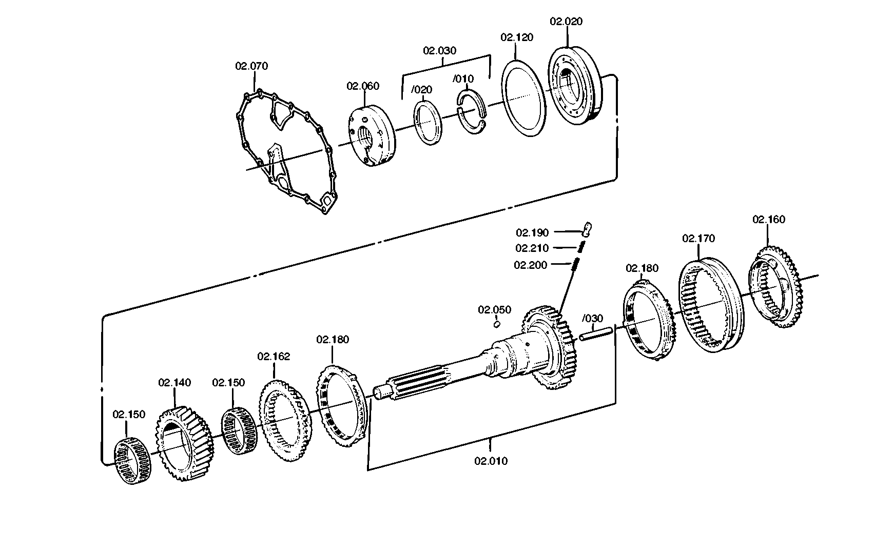 drawing for DAF 1746025 - CYLINDER ROLLER BEARING (figure 3)