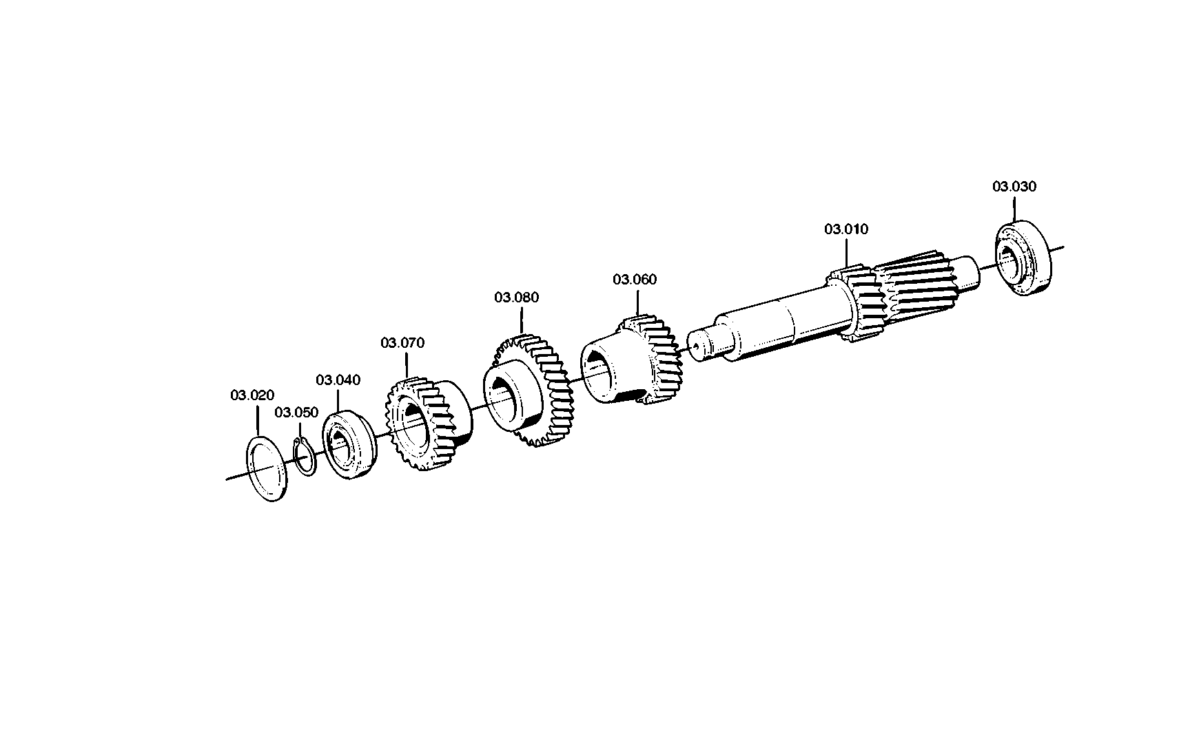 drawing for DAIMLER AG A0019808002 - TAPERED ROLLER BEARING (figure 2)