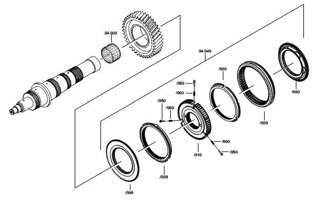 drawing for SKF 26-1281 - NEEDLE CAGE (figure 2)