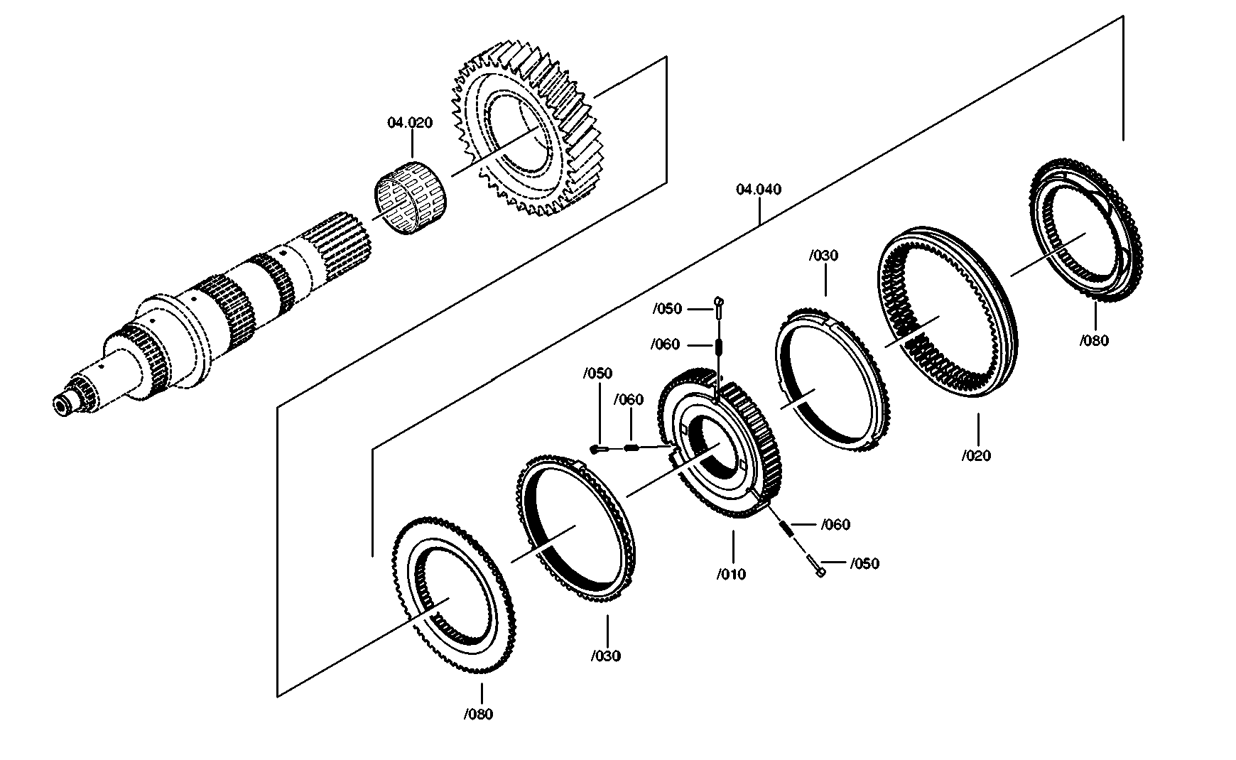 drawing for SKF 26-1281 - NEEDLE CAGE (figure 5)