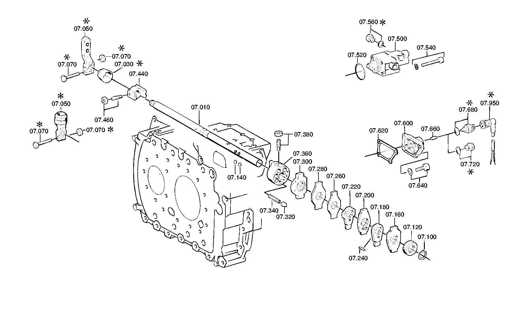 drawing for DAF 692183 - CUT-OFF VALVE (figure 2)