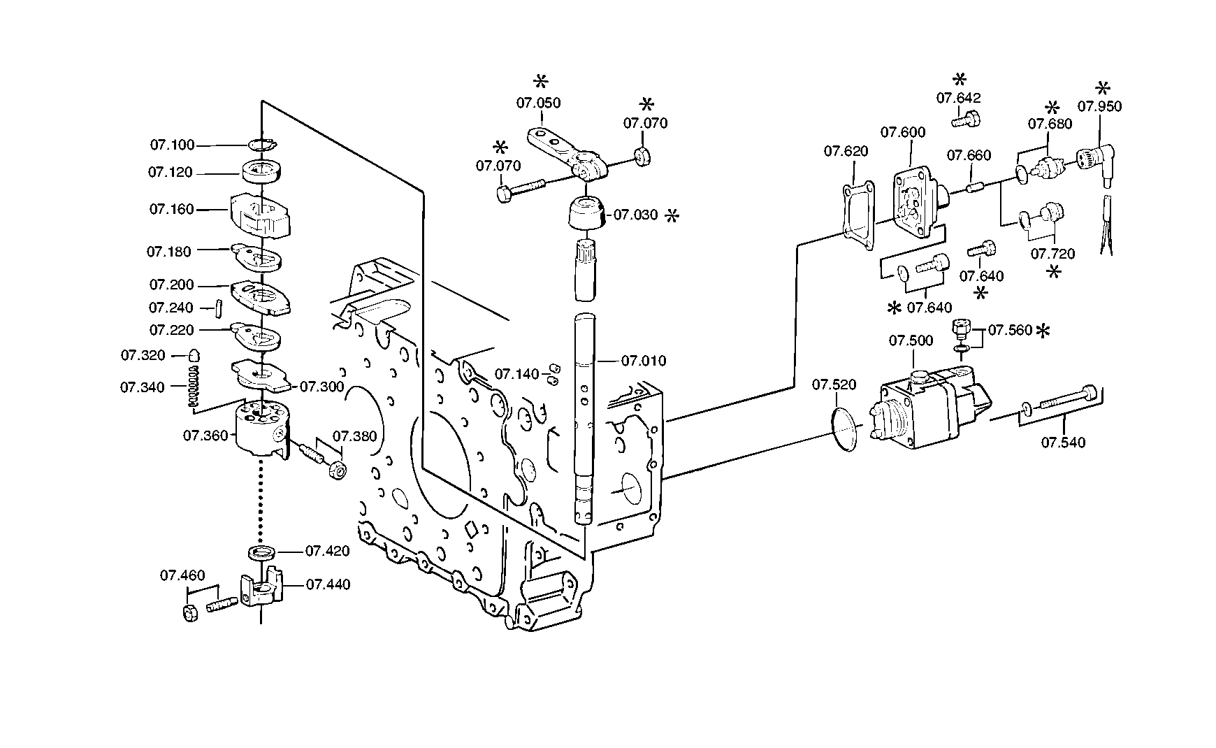 drawing for DAF 692183 - CUT-OFF VALVE (figure 3)