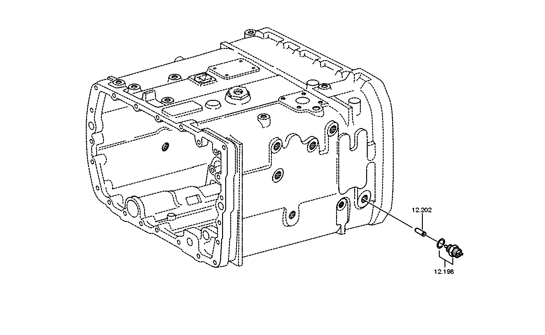 drawing for DAF 692684 - 5/2 WAY VALVE (figure 3)