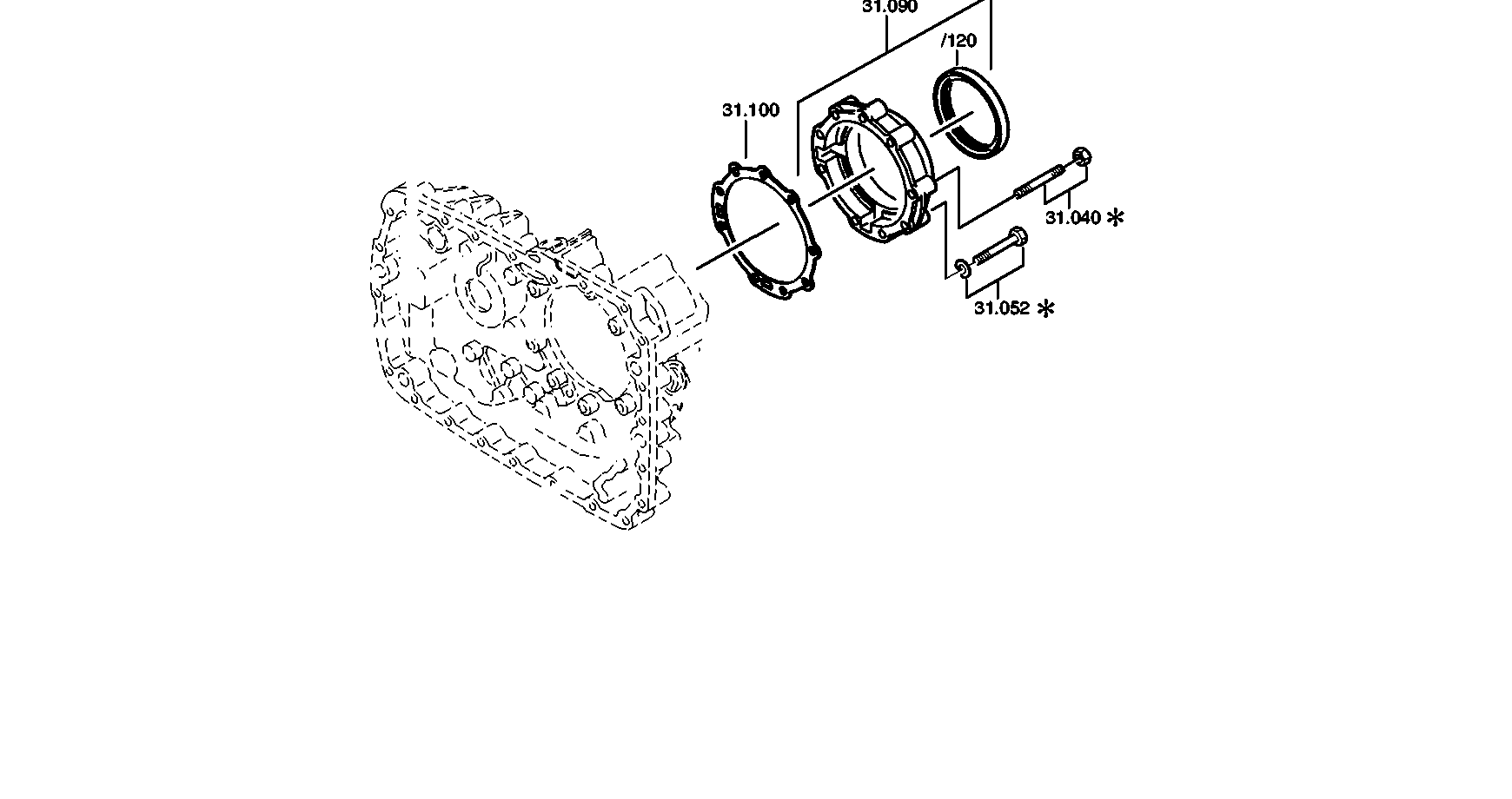 drawing for DAIMLER AG A0009812920 - BALL BEARING (figure 1)