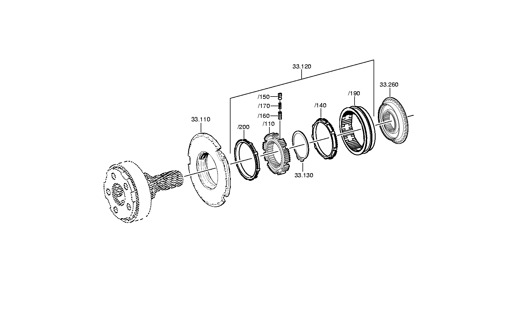 drawing for ORENSTEIN & KOPPEL AG 7399497 - CLUTCH BODY (figure 3)