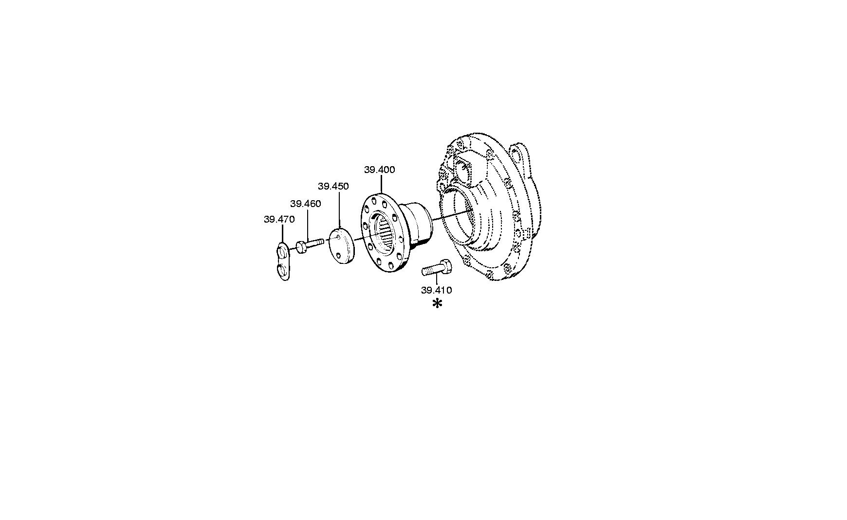 drawing for DAF 694034 - PRESSURE SWITCH (figure 2)