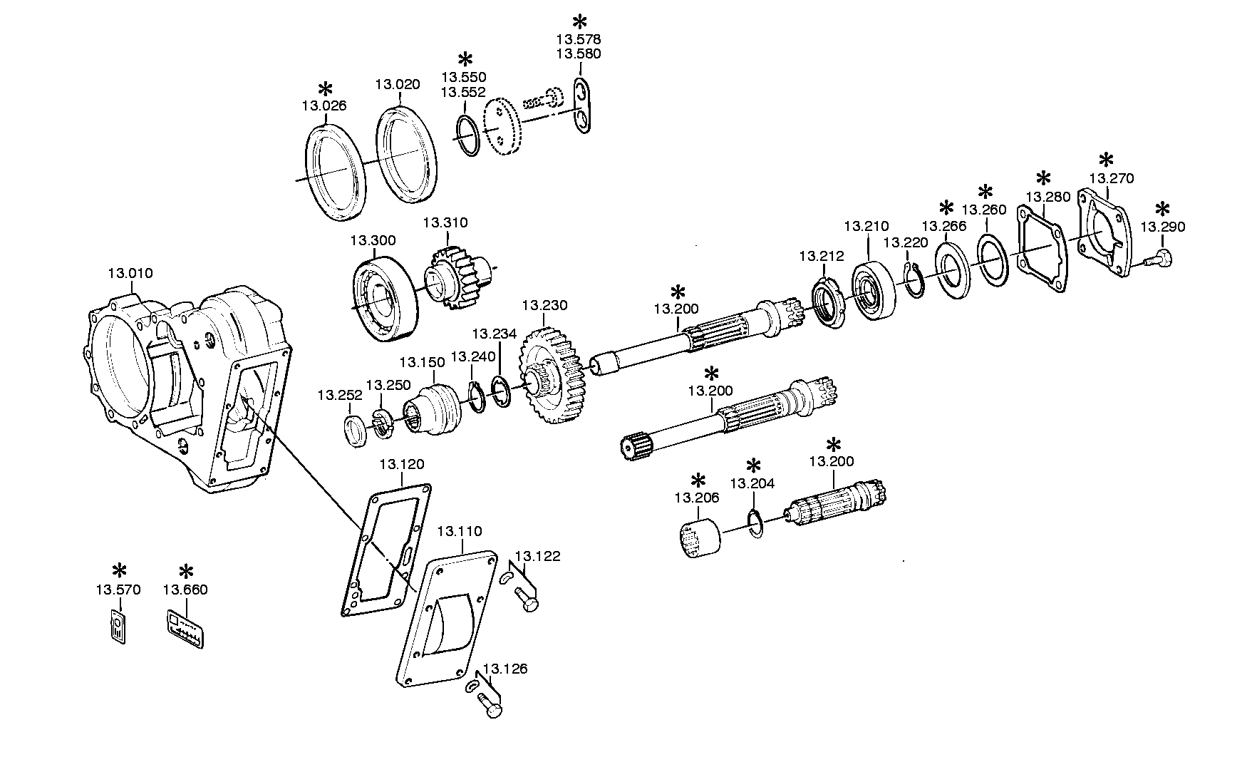 drawing for DAF 697856 - CYLINDER ROLLER BEARING (figure 3)