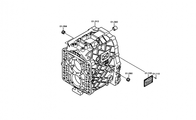 drawing for DAF 1799671 - HOUSING (figure 1)