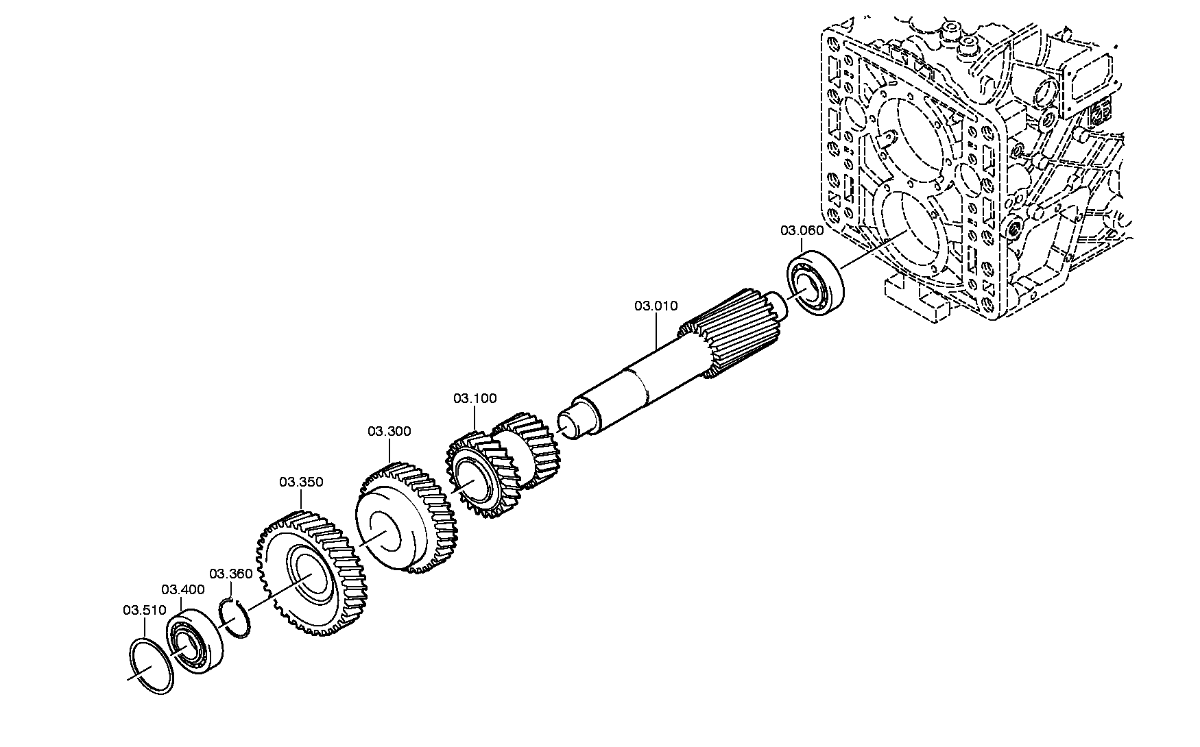 drawing for PEGASO 623399 - TA.ROLLER BEARING (figure 2)