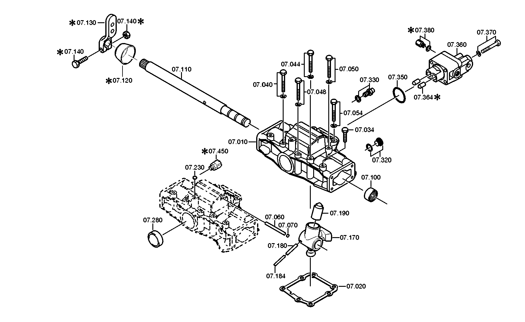 drawing for DAF 1304151 - CUT-OFF VALVE (figure 4)