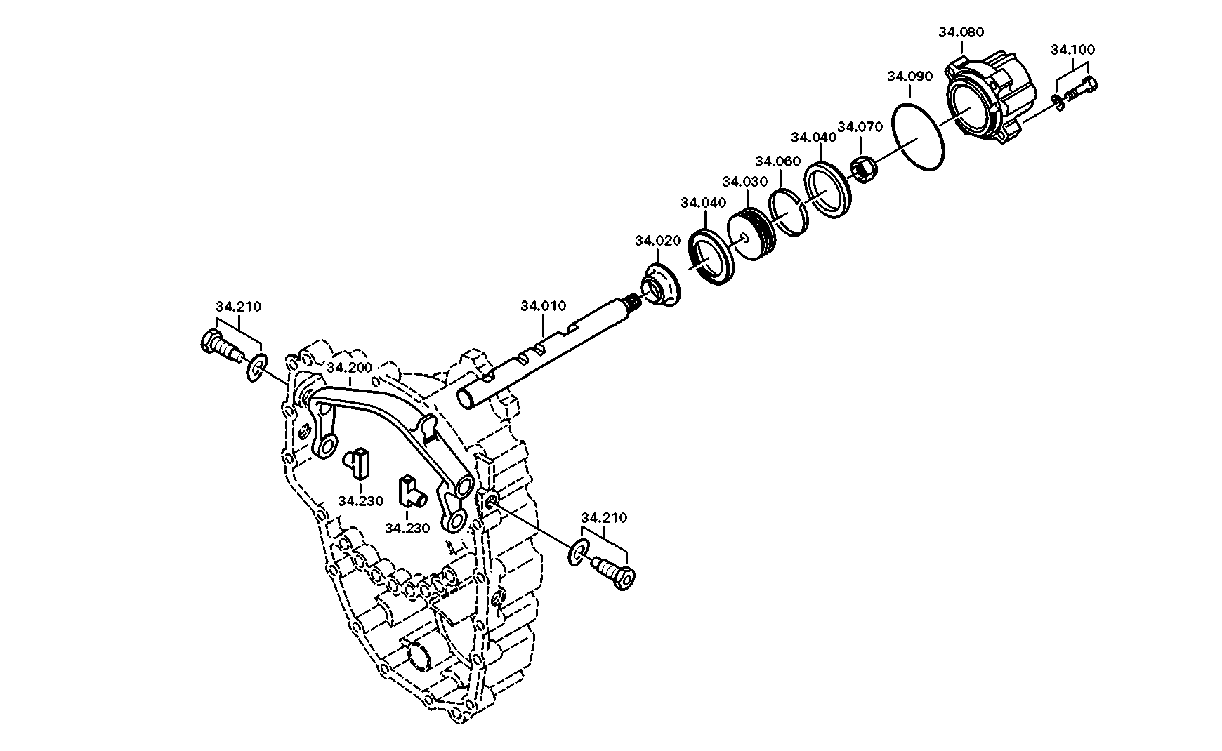drawing for DAF 1235597 - U-RING (figure 1)