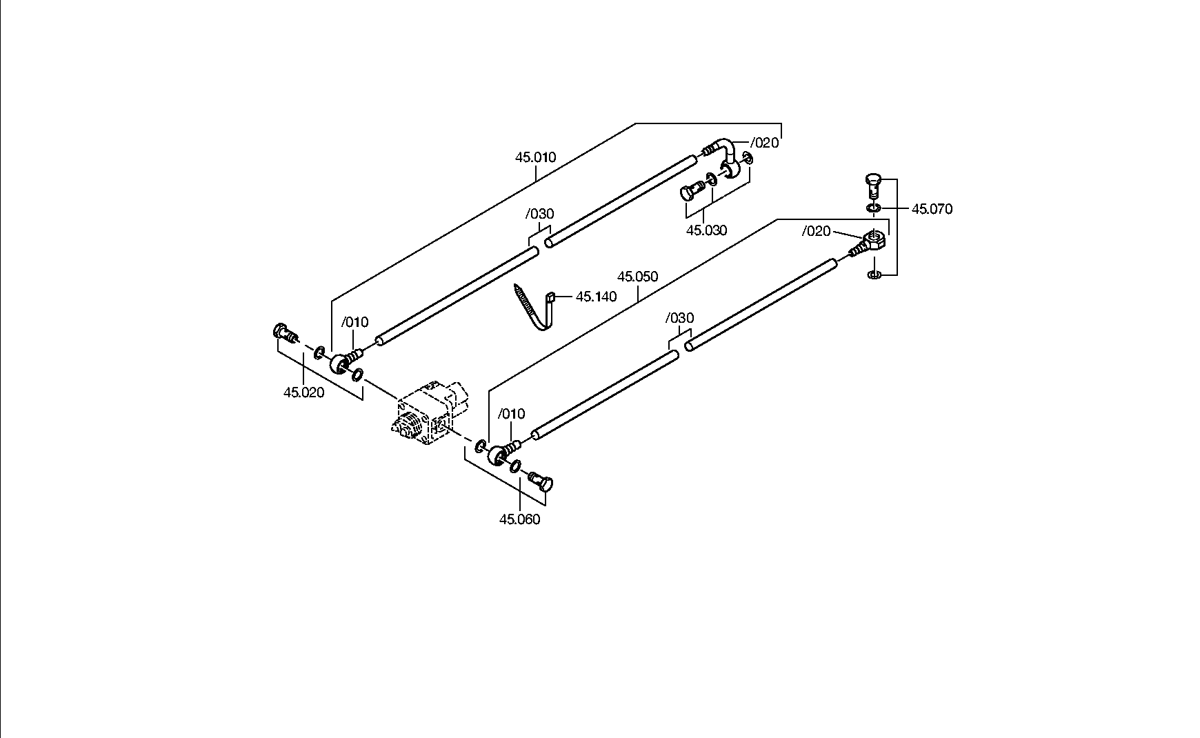 drawing for ASIA MOTORS CO. INC. 409-01-0119 - TUBE (figure 1)