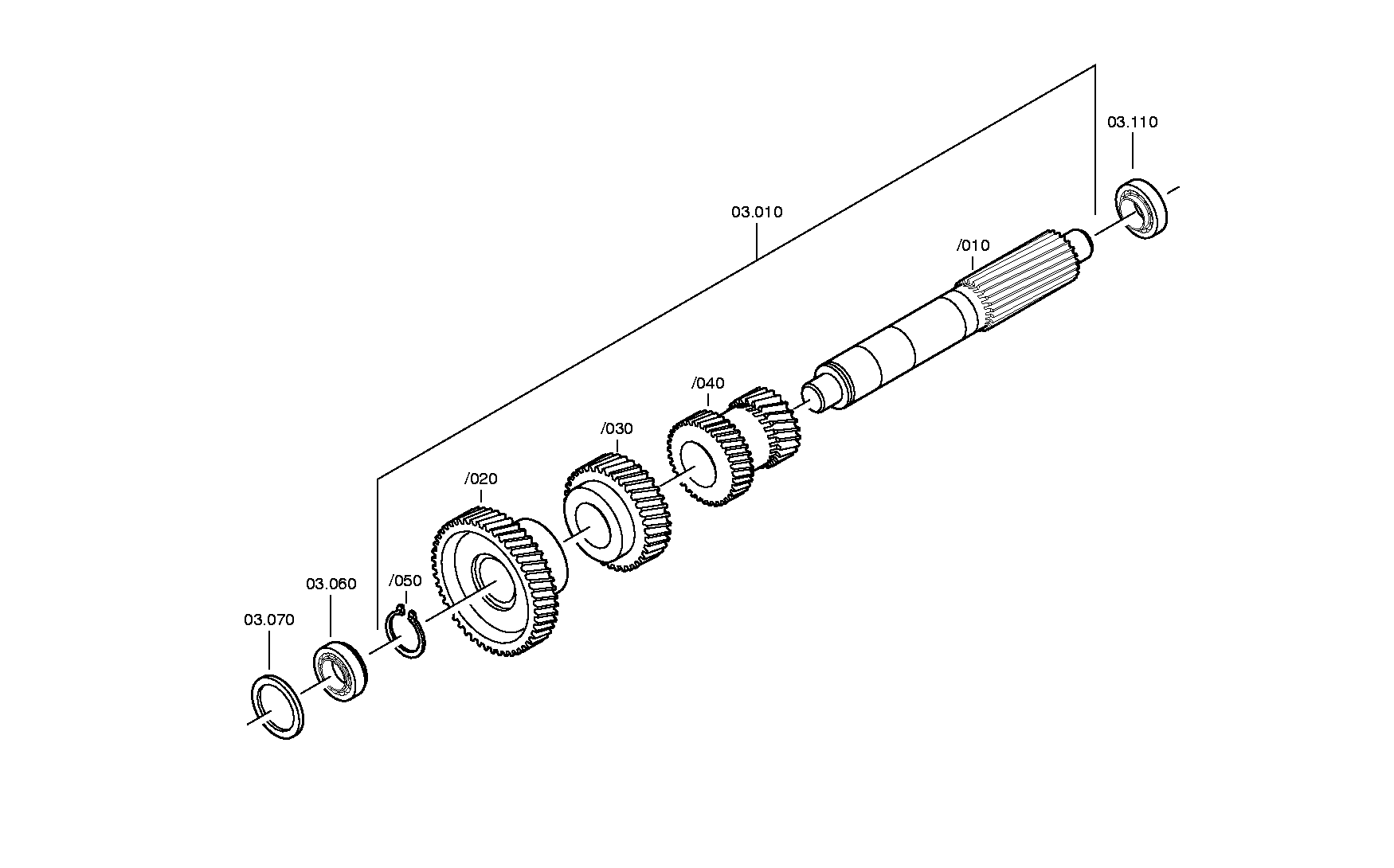 drawing for ASIA MOTORS CO. INC. 409-01-0099 - TA.ROLLER BEARING (figure 5)