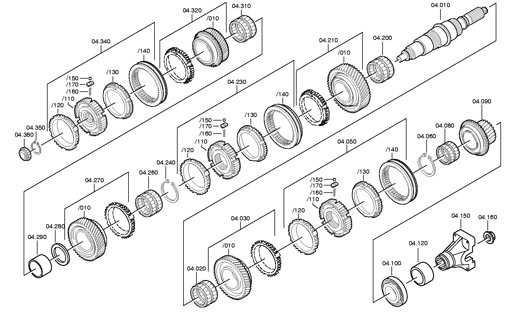 drawing for DAIMLER AG A0002625215 - HELICAL GEAR (figure 2)