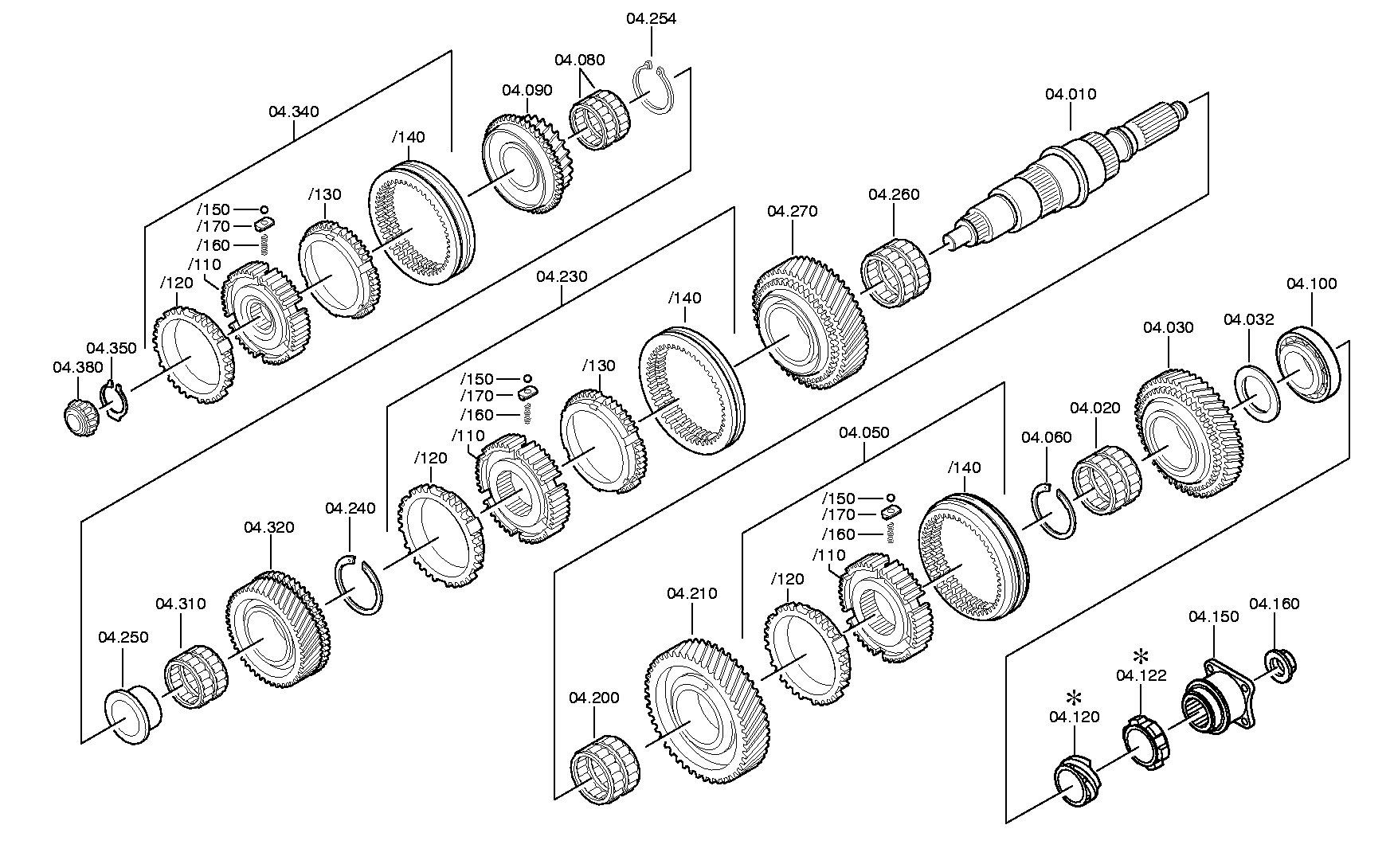 drawing for ASIA MOTORS CO. INC. 409-01-0013 - NEEDLE CAGE (figure 2)