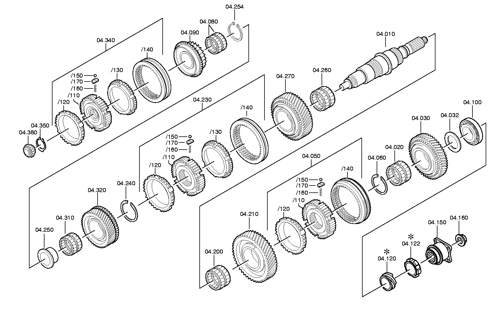 drawing for NISSAN MOTOR CO. 07902650-0 - HELICAL GEAR (figure 2)