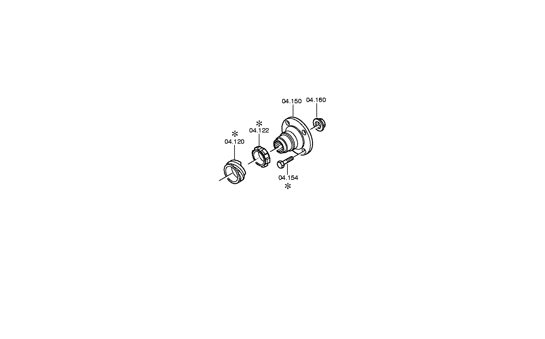 drawing for BOMBARDIER TRANSPORTATION 42471296 - PISTON (figure 3)