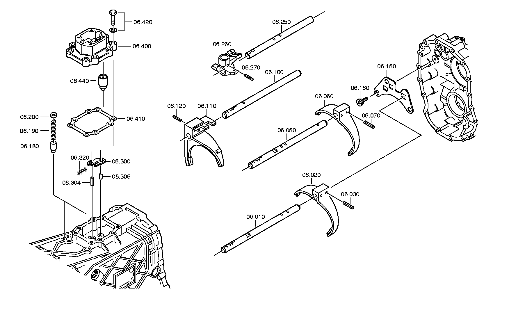 drawing for DAIMLER AG A0002658102 - GEAR SHIFT FORK (figure 2)