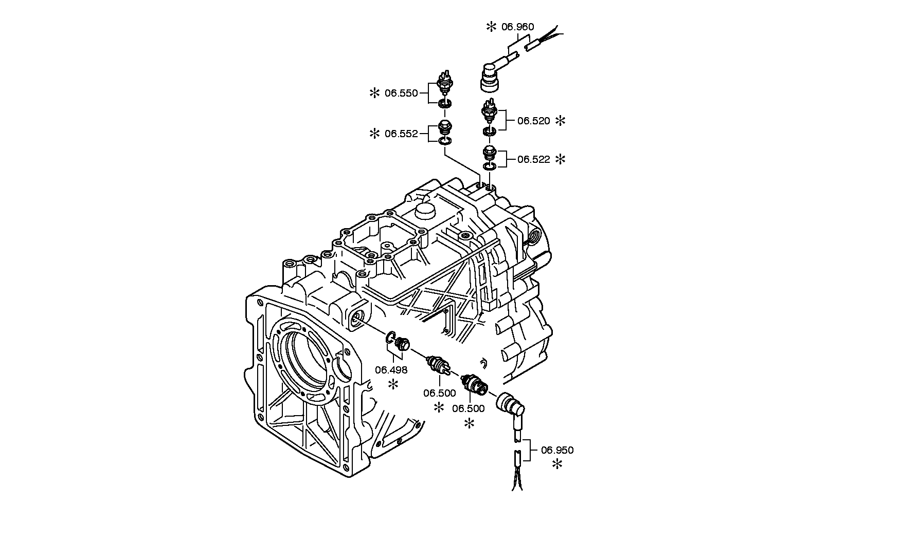 drawing for NISSAN MOTOR CO. 32005-LA30A - SWITCH (figure 1)