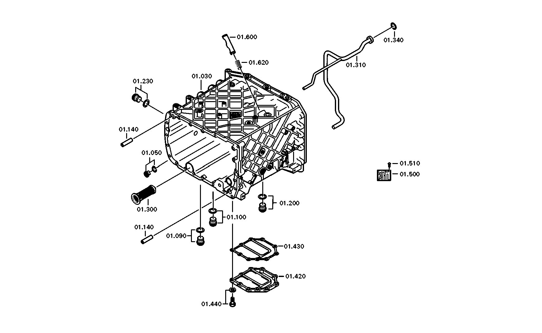 drawing for OE.A.F-GRAEF & STIFT 81.32101-0314 - HOUSING (figure 1)