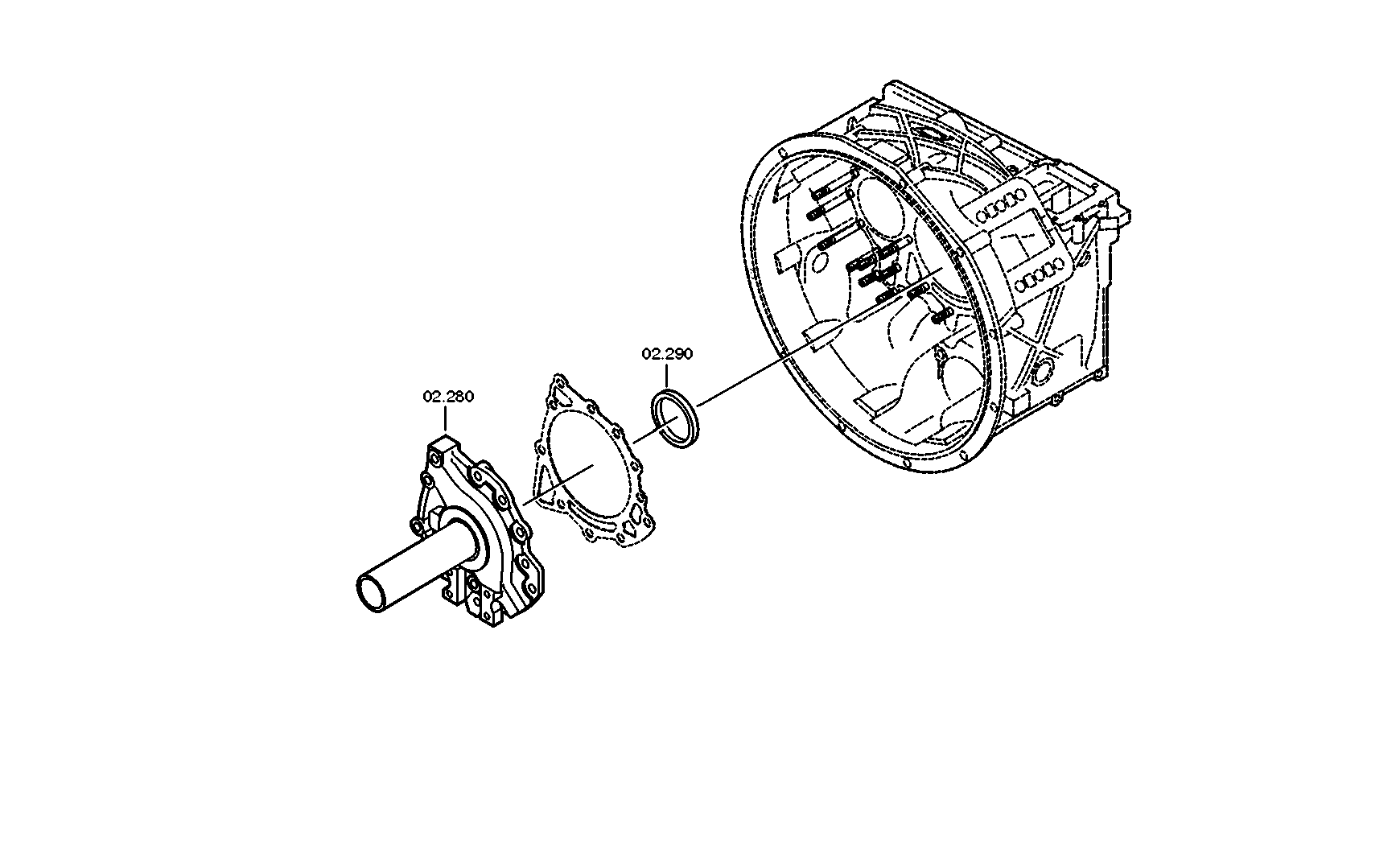 drawing for DAF 1295188 - CONNECTION PLATE (figure 2)