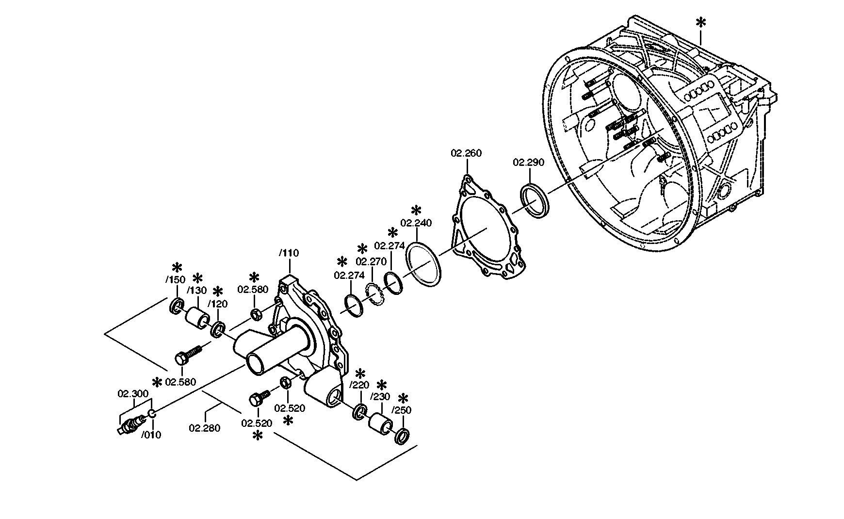 drawing for RENAULT 5000821194 - SHAFT SEAL (figure 1)