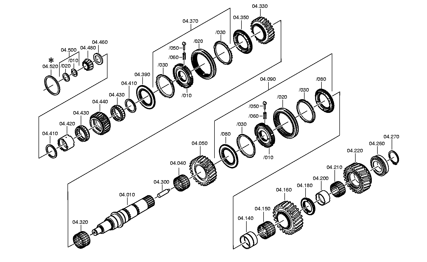 drawing for Hyundai Construction Equipment QZ0750115325 - NEEDLE CAGE (figure 2)