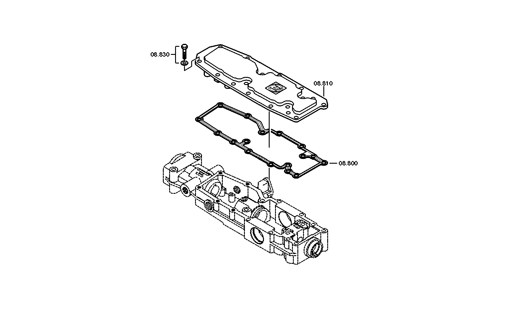 drawing for DAF 1638827 - HOUSING (figure 4)
