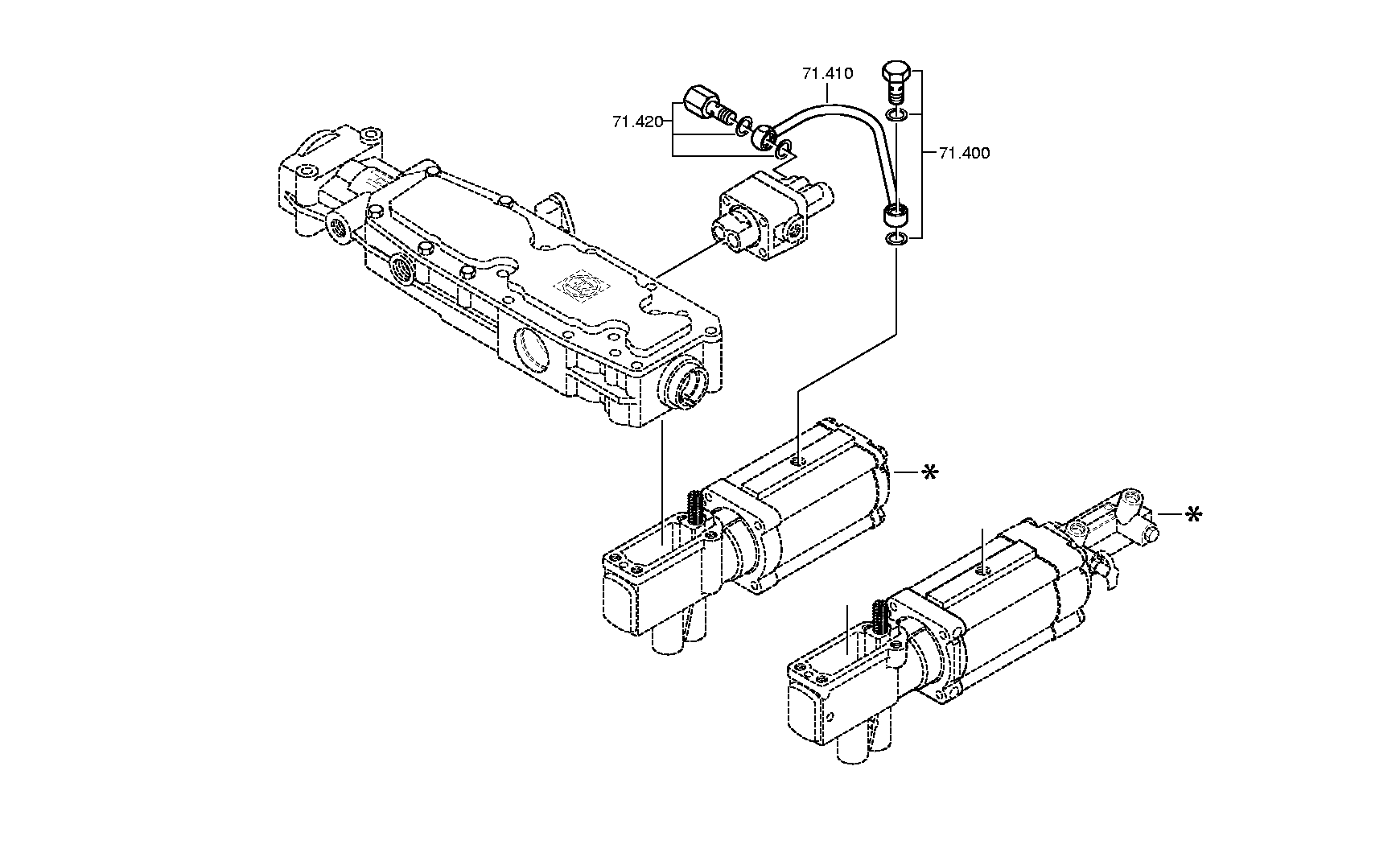 drawing for RHEINMETALL LANDSYSTEME GMBH 105002247 - HOLLOW/UNION SCREW (figure 5)