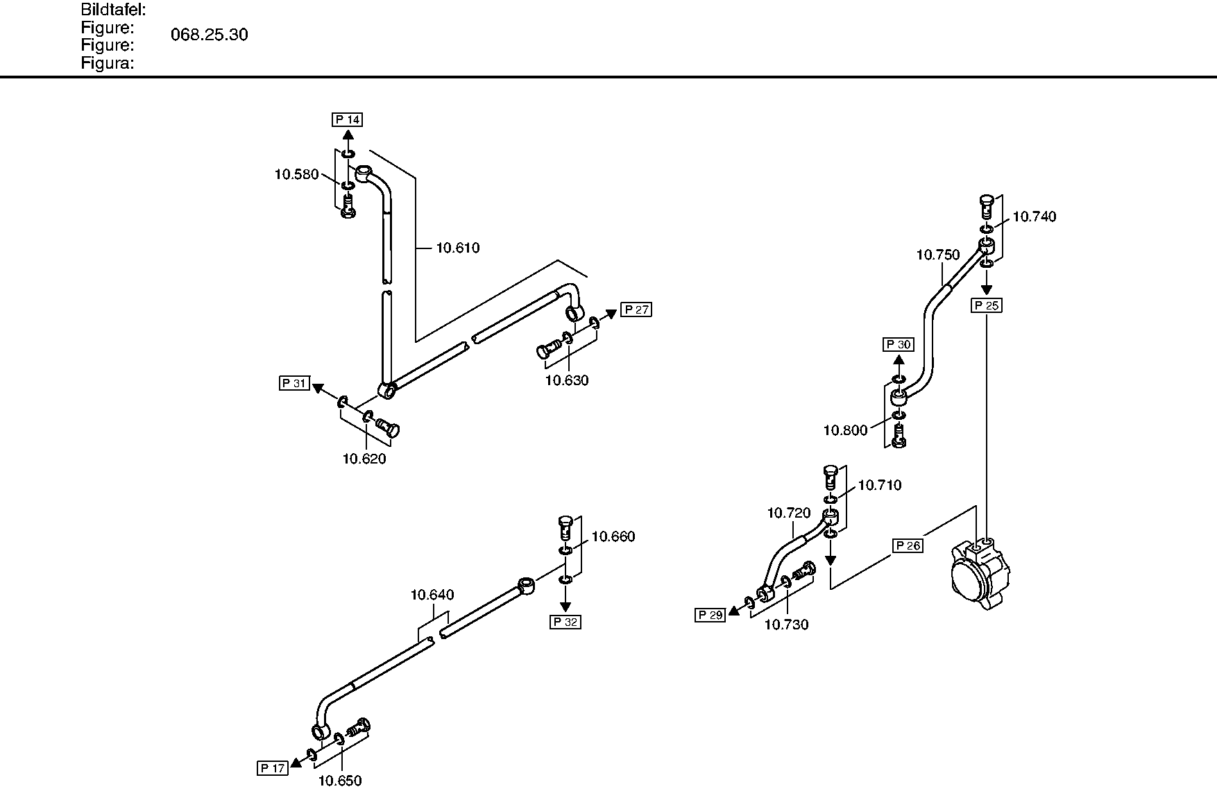 drawing for MANNESMANN-DEMAG BAUMASCHINEN 47146512 - TUBE (figure 4)