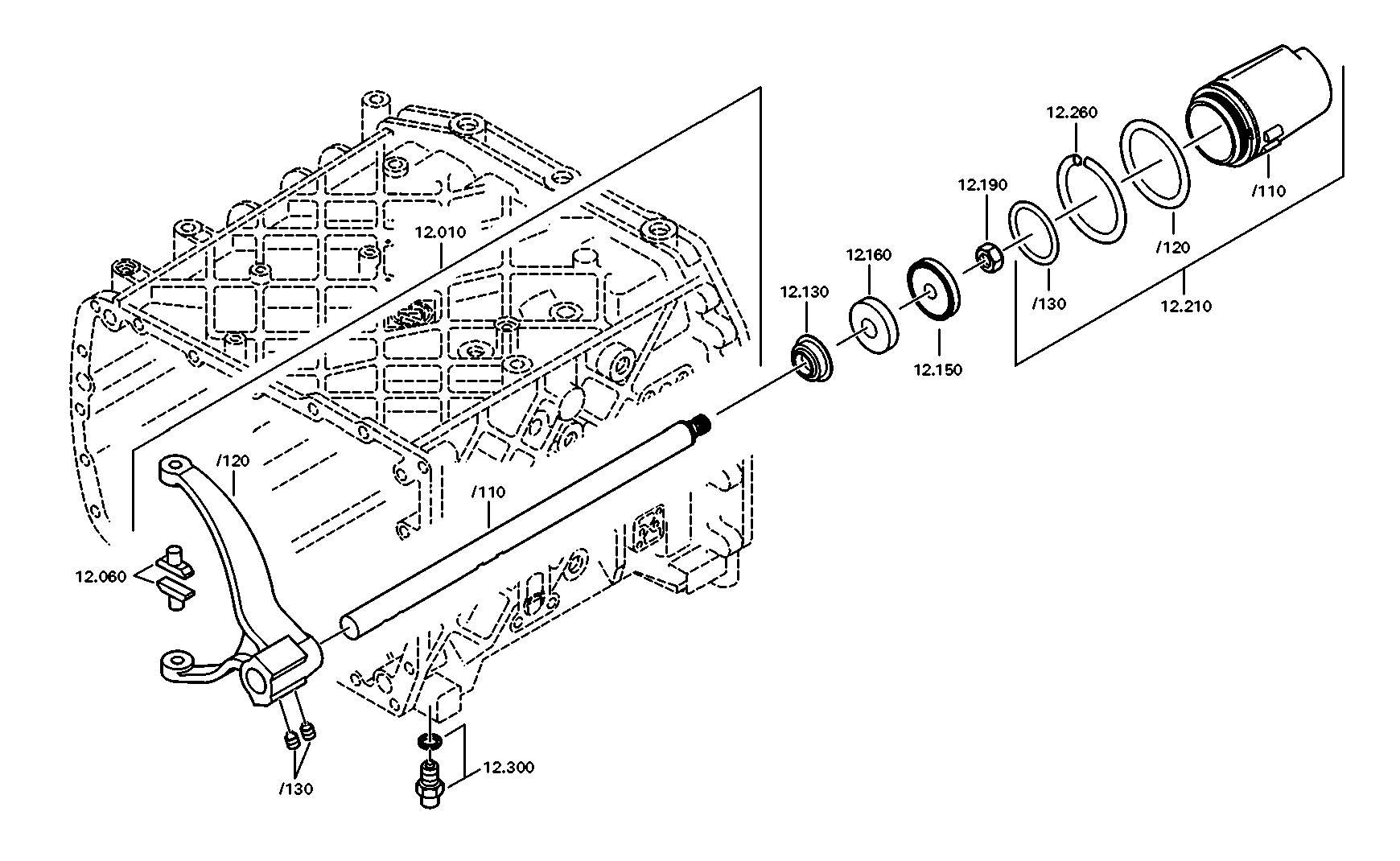 drawing for Hyundai Construction Equipment QZ1316312015 - CYLINDER (figure 4)