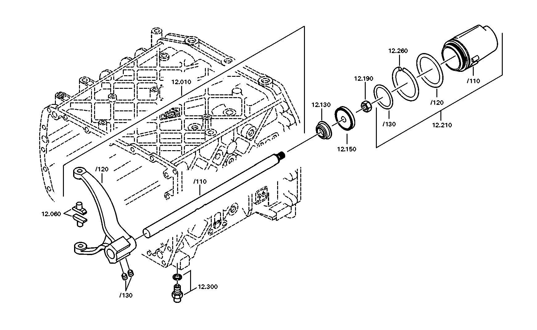 drawing for FODEN TRUCKS FBU7015 - PIN (figure 4)