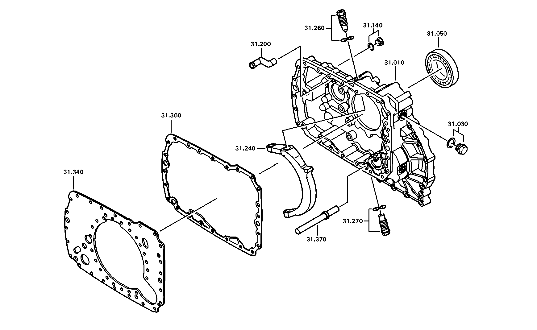 drawing for Hyundai Construction Equipment QZ6085201079 - HOUSING (figure 2)