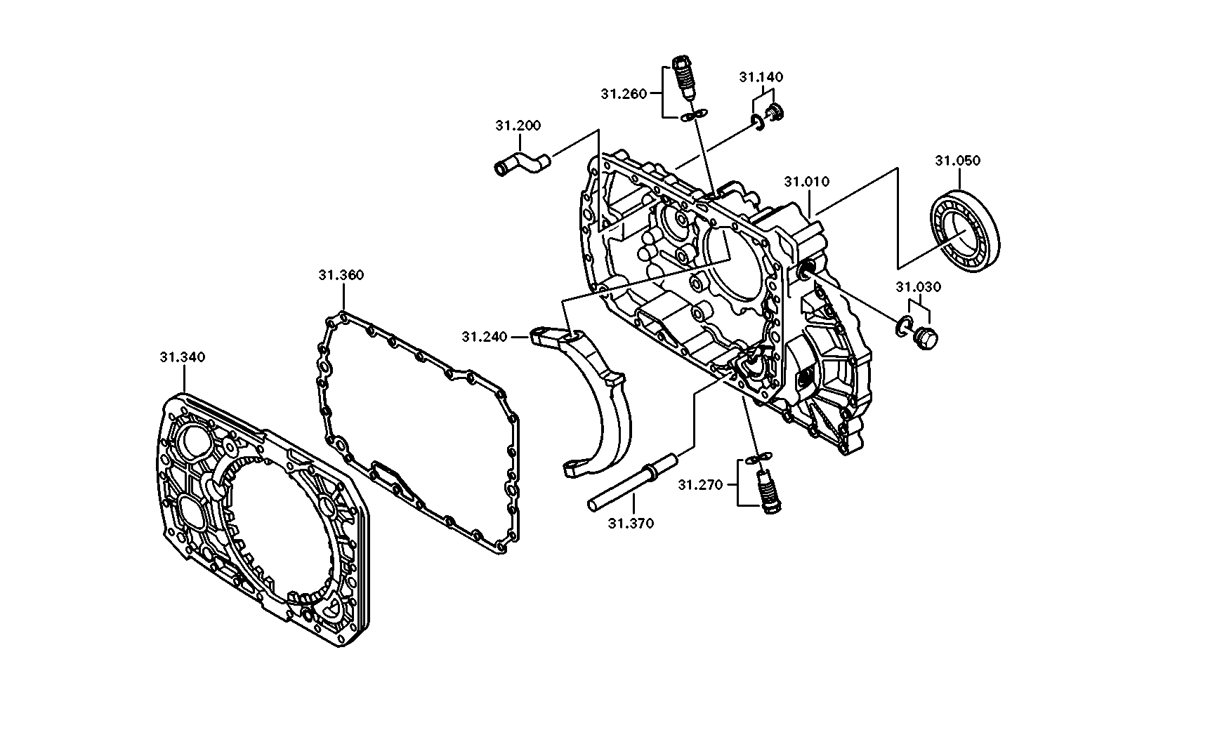 drawing for Hyundai Construction Equipment QZ6085201079 - HOUSING (figure 3)