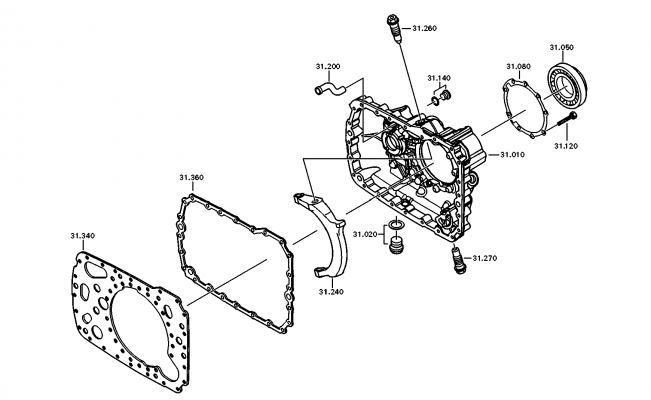 Technical drawing of DAF 361799 PULSE SENSOR with dimensions and layout (figure 4)