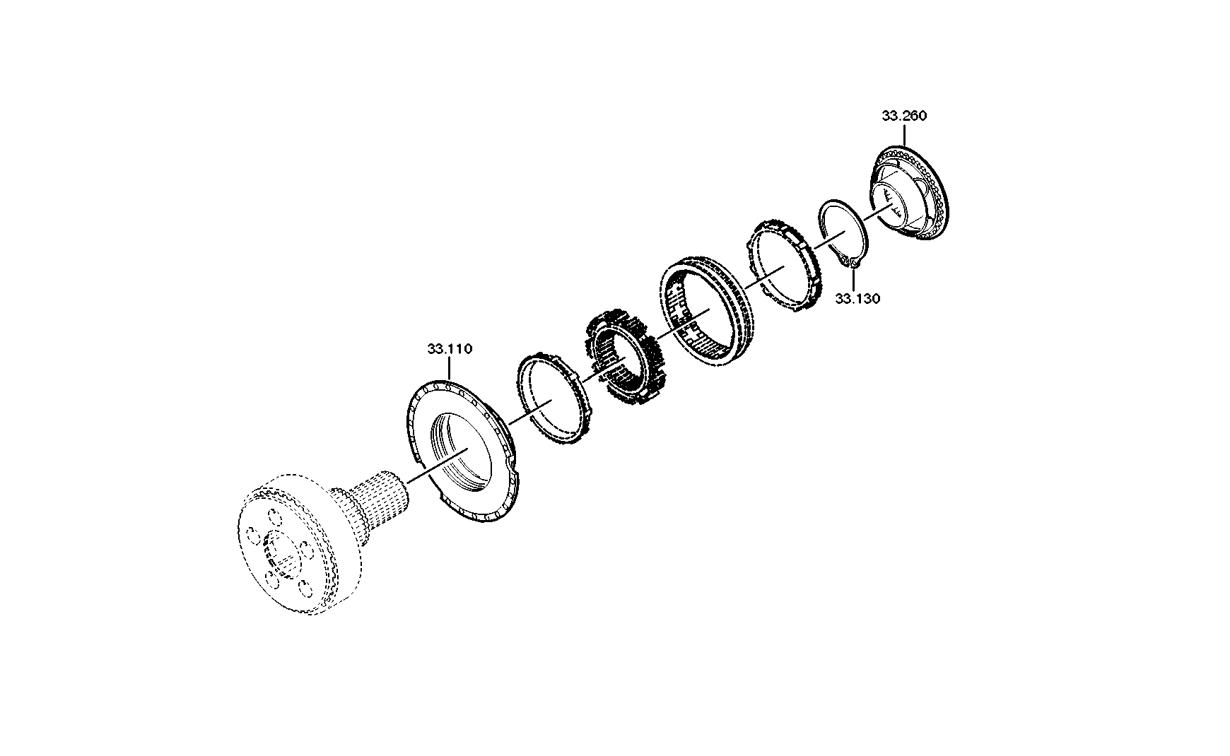 drawing for DAF 1307482 - CLUTCH BODY (figure 3)