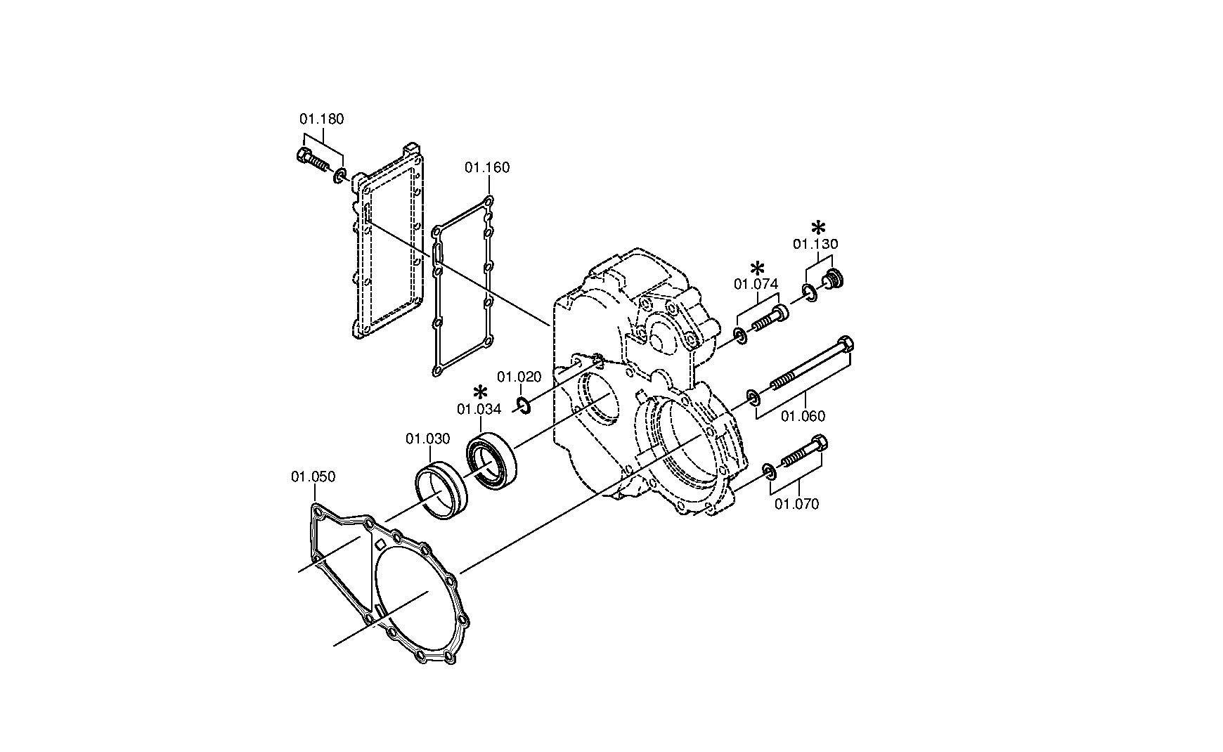 drawing for IVECO 5001856410 - COVER (figure 4)