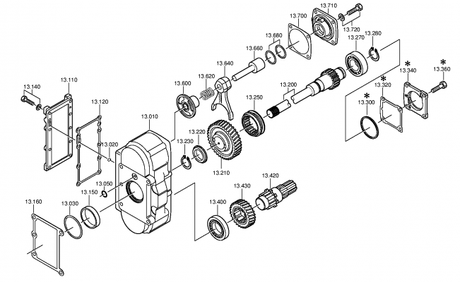 drawing for FORD MOTOR COMPANY 81.38121-0127 - INPUT GEAR (figure 2)